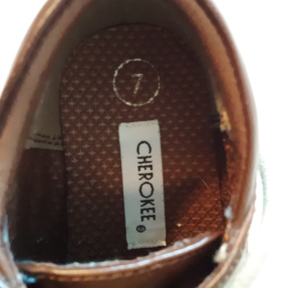 Cherokee brown boys tie oxfords - Picture 6 of 6